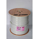 Кабель коаксіальний RG-6, F660BV "EuroSat", білий, 305m