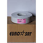 Кабель коаксіальний RG-6, F660BV "EuroSat", білий, 100m