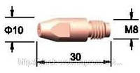 Наконечник токоподводящий М8х1,0х30 E-CU BW 140.0313 для п/а сварки