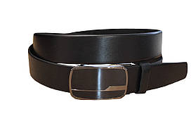 Чоловічий шкіряний ремінь затискач брючний класичний