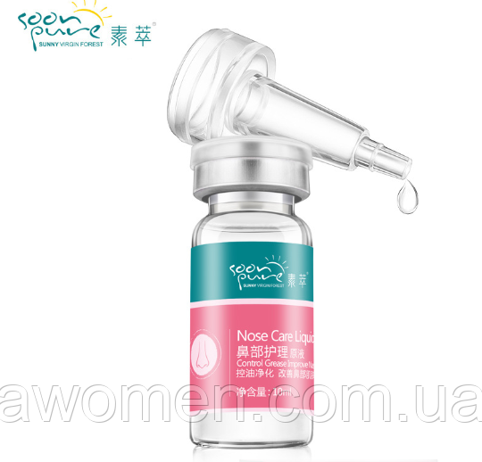 Сироватка Soon Pure Nose Care Liquid для звуження пор на носі 10 мл, фото 1