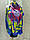 Хустка шаль жіноча вовняна кольорова, фото 3