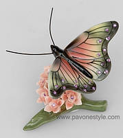 Порцелянова фігурка "Метелик на квітах" (Pavone) CMS - 35/3, фото 2
