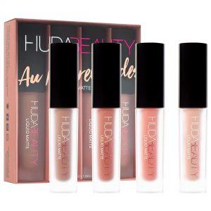 Рідкі матові помади HUDA BEAUTY The Au Naturel Nudes Edition