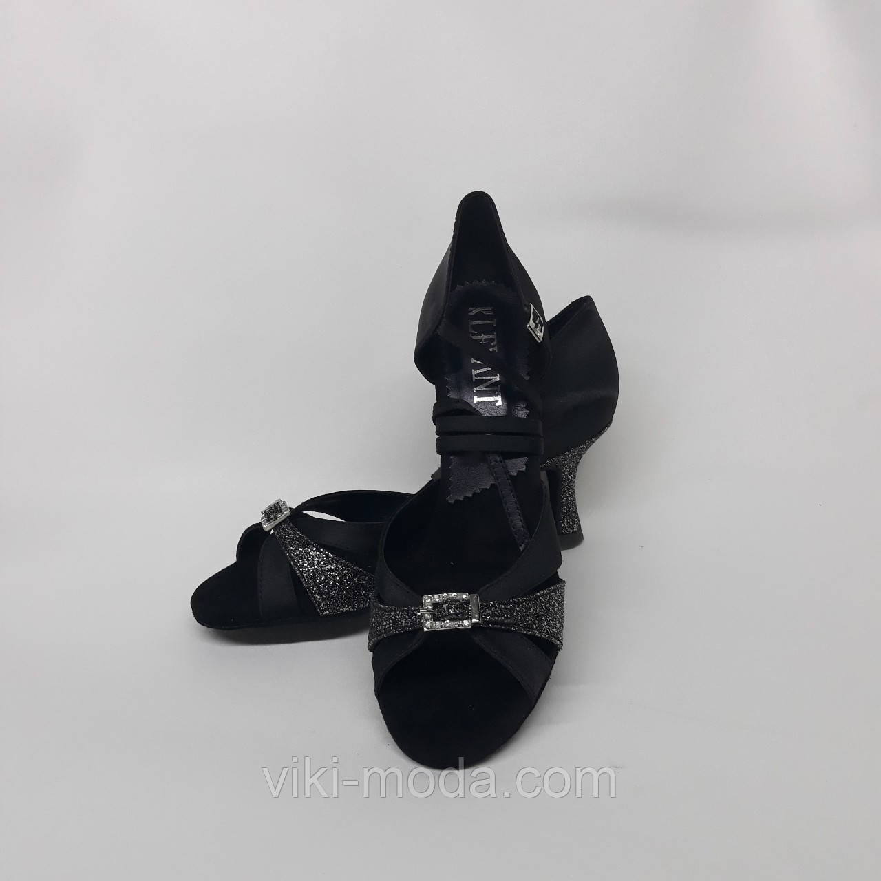 Бальные туфли латина "Юлия" черные - фото 2 - id-p864158587