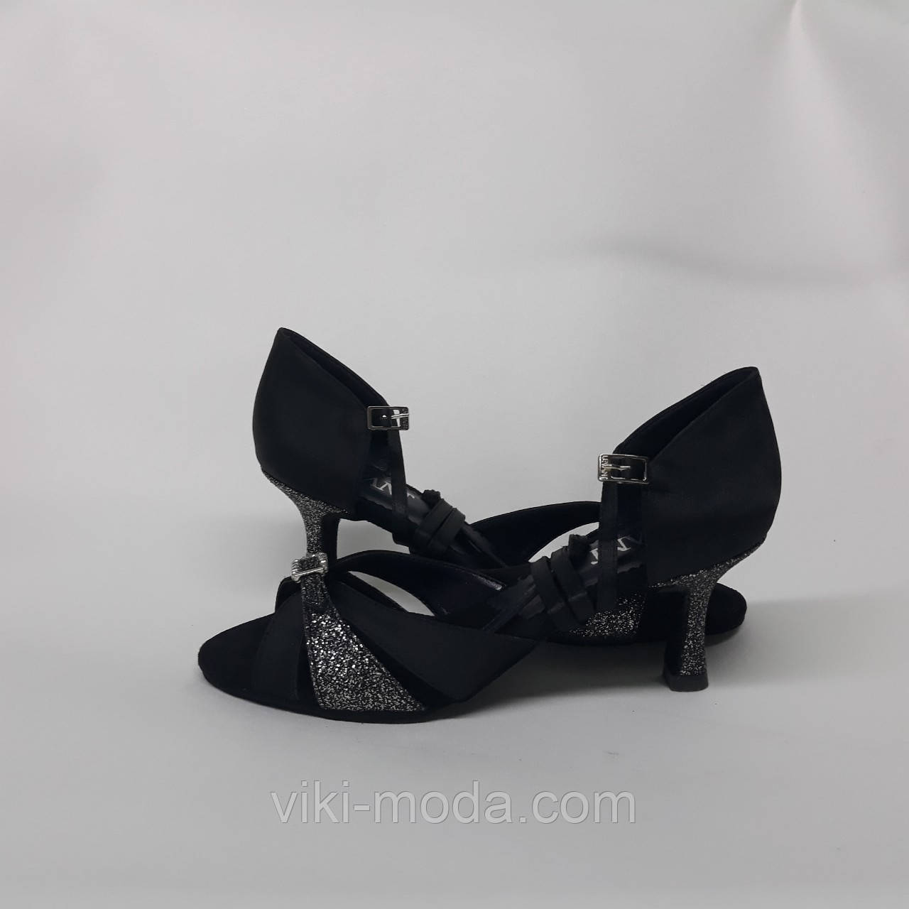 Бальные туфли латина "Юлия" черные - фото 1 - id-p864158587