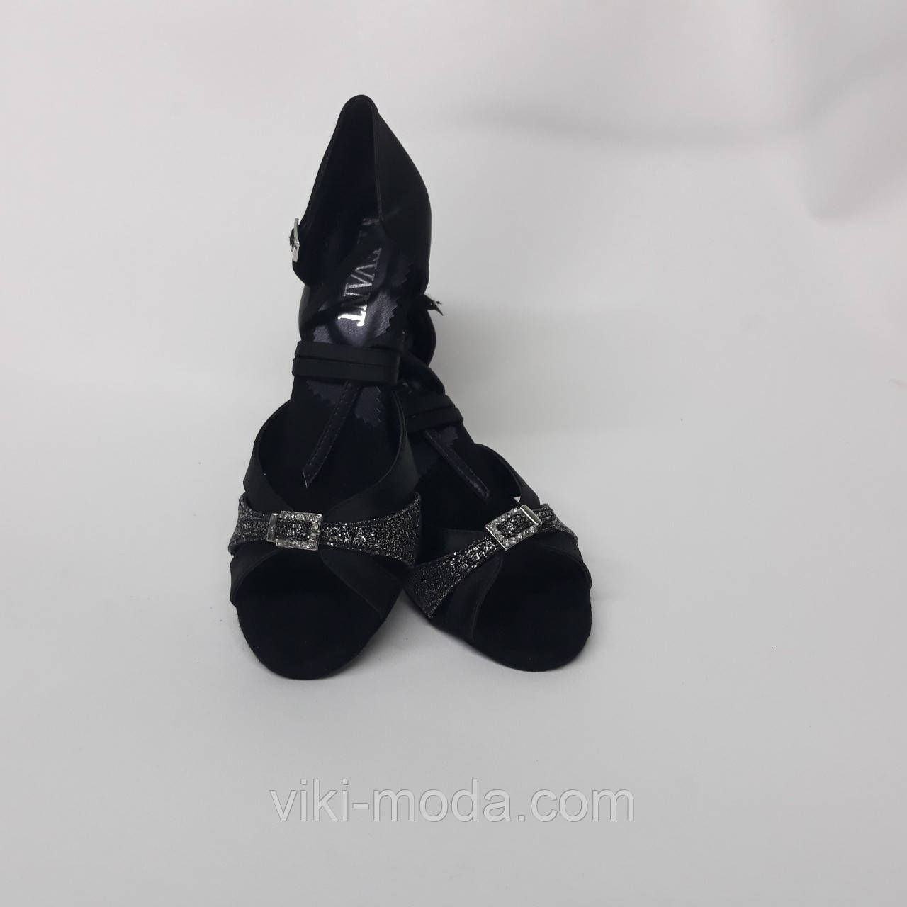Бальные туфли латина "Юлия" черные - фото 3 - id-p864158587