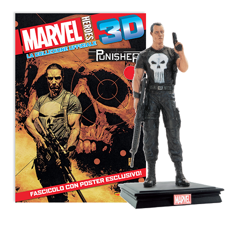 Мініатюрна фігура Герої Marvel 3D №26 Каратель (Centauria) масштаб 1:16