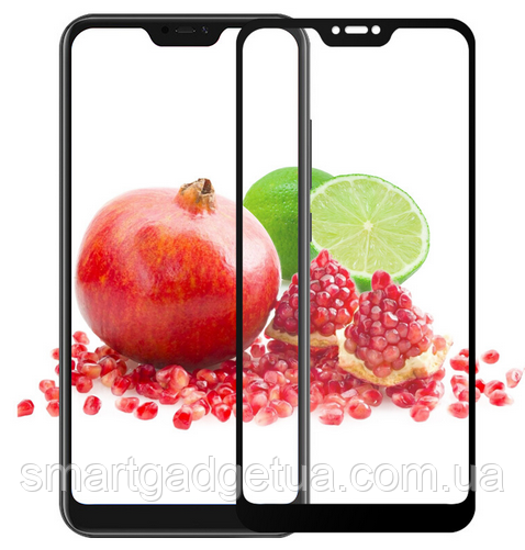 Захисне скло 9D 9H Повної обклейки Xiaomi MI A2 Lite. Захисне скло ксиоми