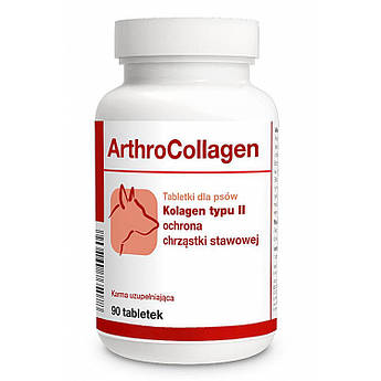 Вітаміни для захисту суглобів для собак і кішок Dolfos Arthro Collagen 90 таблеток