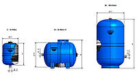 ZILMET Hydro-Pro 11A Розширювальний бак для систем водопостачання 8