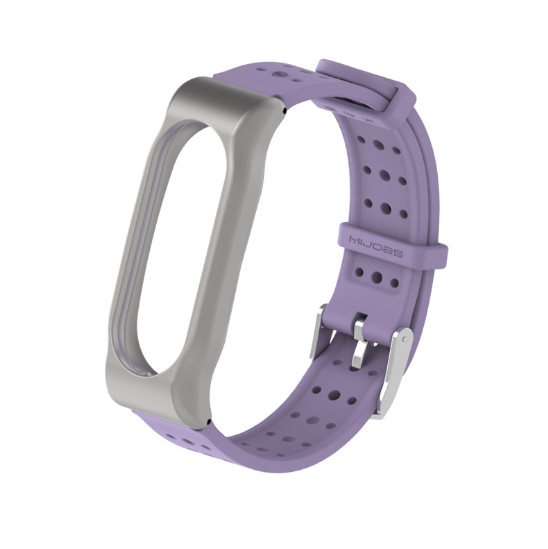 Ремінець Xiaomi Mi Band 2 MiJobs Classic Youth Version Світло-фіолетовий 1086P