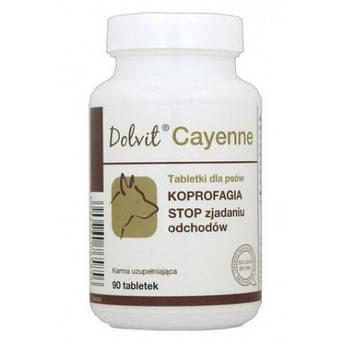 Вітаміни для собак під час копрофагії Dolfos Dolvit Cayenne 90 таблеток