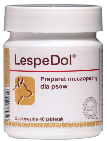 Сечогінний препарат для собак Dolfos LespeDol 40 таблеток, фото 1