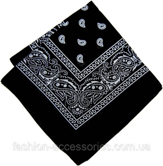 Бандана класична чорна 2