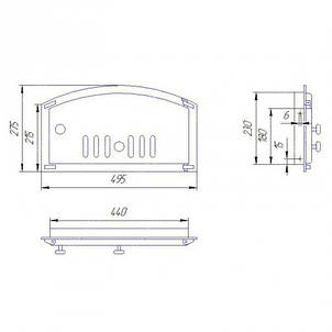 Дверцята для хлібних печей SVT 425, фото 2