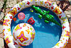 Дитячий надувний басейн Intex 59460 «Зірки» з надувним кругом і м'ячем, білий, 122 х 25 см, фото 7