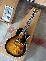 Електрогітара Gibson Les Paul Custom Broun Sunburst China
