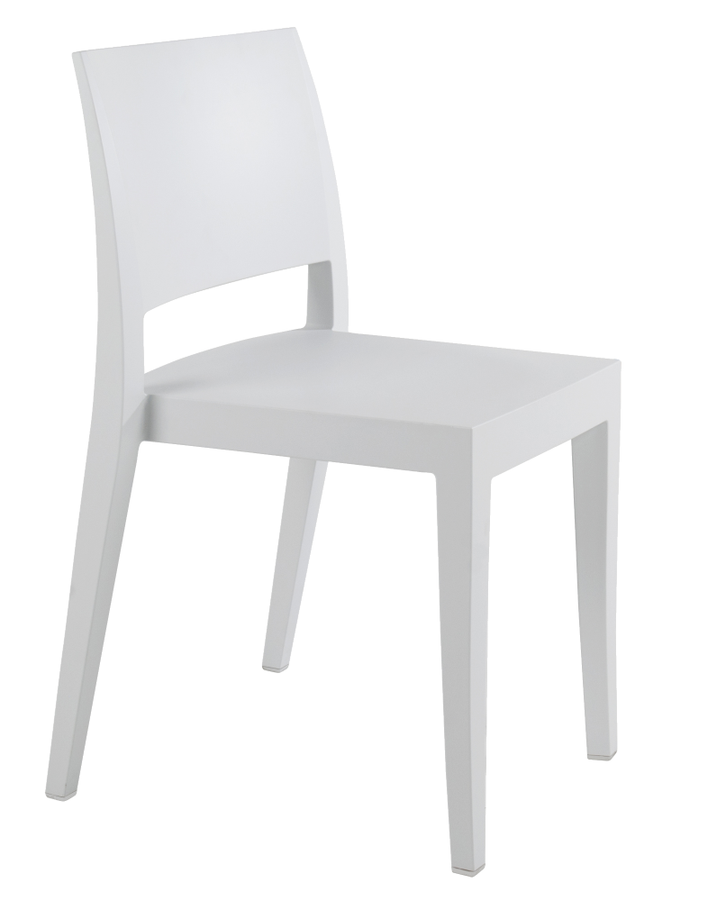 Стілець Papatya Gyza матовий білий, фото 1