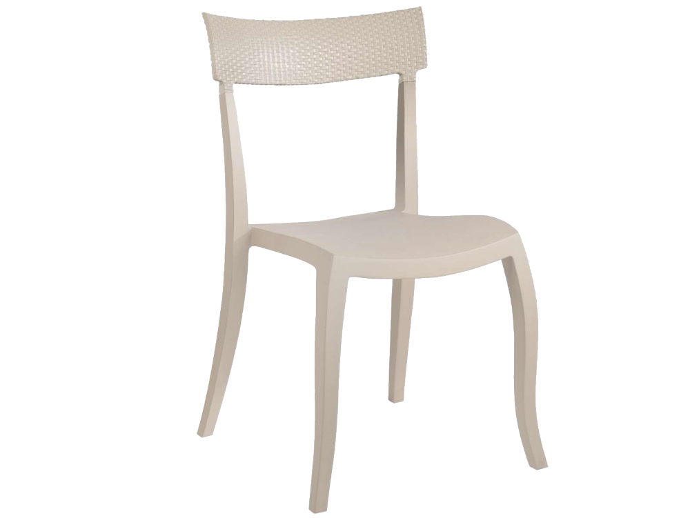 Стілець Papatya Hera-SP RATTAN пісочно-бежевий, фото 1