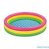 Детский надувной бассейн Intex 57412-1 «Радужный», с шариками 10 шт, 114 х 25 см, фото 3
