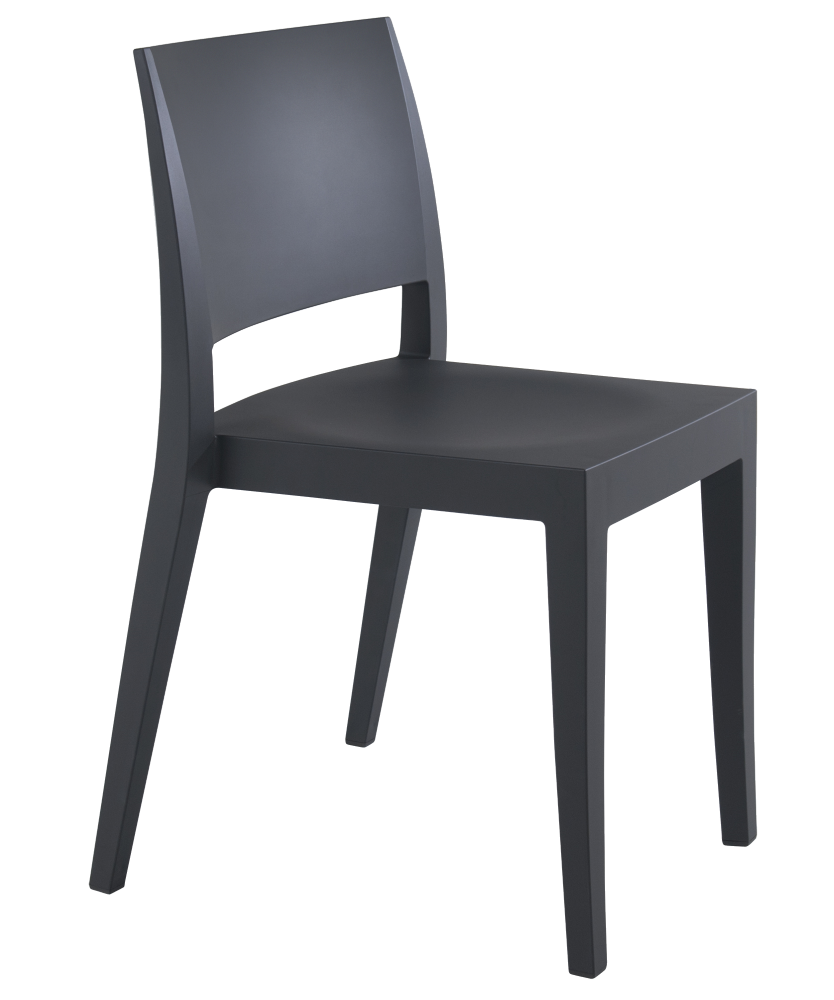 Стілець Papatya Gyza матовий антрацит, фото 1