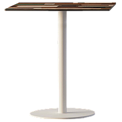 База столу Lotus Round d45x73 см біла Papatya