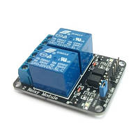 Модуль реле 5V 2 канальный Arduino ARM AVR PIC DSP Electronic 10A SainSmart Relay Module Shield Модуль мо