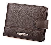 Чоловічий шкіряний гаманець TAILIAN T120 коричневий натуральна шкіра