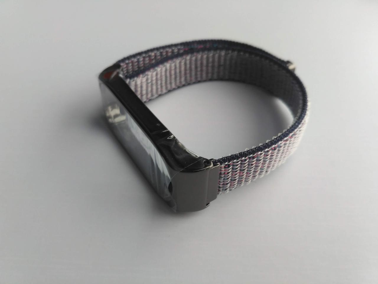 Ремінець Xiaomi Mi Band 4 / 3 MiJobs Nylon нейлоновий / тканинний Синій 1906P
