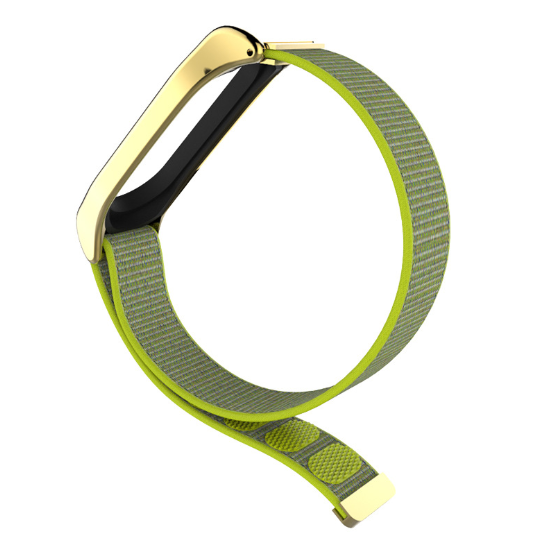 Ремінець Xiaomi Mi Band 4 / 3 MiJobs Nylon нейлоновий / тканинний Салатовий 1906P