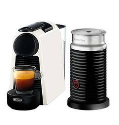 Кавомашина капсульна Nespresso Essenza Mini D30 White + Капучинатор Nespresso Aeroccino 3