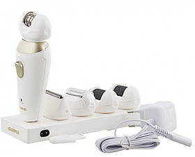 Епілятор бритва пемза Gemei GM 7005 5 в 1 електробритва жіноча