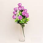 Букет троянди на 12 голів NC — 59/12 (14 шт./ пак.) продається упаковкою Штучні квіти оптом, фото 5