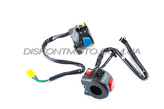 Блоки кнопок керма Zongshen ZS125J (чорні) XVP