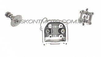 Головка циліндра 4T GY6 100 (50 мм) (у складі, без кришки) 139QMB KOMATCU