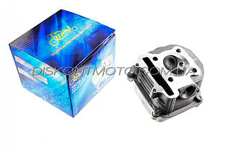 Головка циліндра на китайський скутер 4T GY6 150 157QMJ (у зборі + покришка) KOMATCU