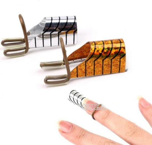 Форми для нарощування нігтів нижні багаторазові, 5 штук в упаковці