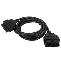 Диагностика 16 pin OBD 2 ELM кабель удлинитель переходник 1.5 м папа adapter connector car extender Удлините