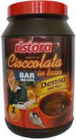 Горячий шоколад Ristora густой в банке 1 кг.