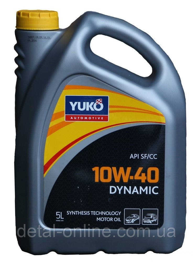 Олива моторна YUKO DYNAMIC 10W-40 (5 л)