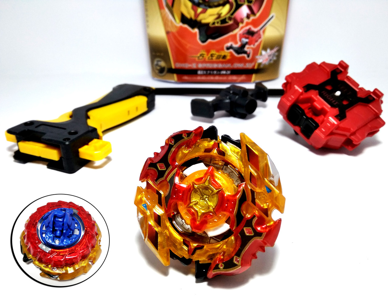 Бейблейд Спрайзен Чо-Зет С5 B-126 червоний SUN Beyblade Sprigan CHO-Z