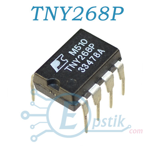 TNY268P, мікросхема живлення, DIP7