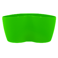 Вазон "Кактусник" на 2 растения - 0,9 л Зеленый