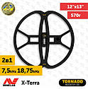 Двочастотна котушка NEL Tornado 7,5 кГц, 18,75 кгц для Minelab X-Terra 705, 505, 305 (NELTR263), фото 2