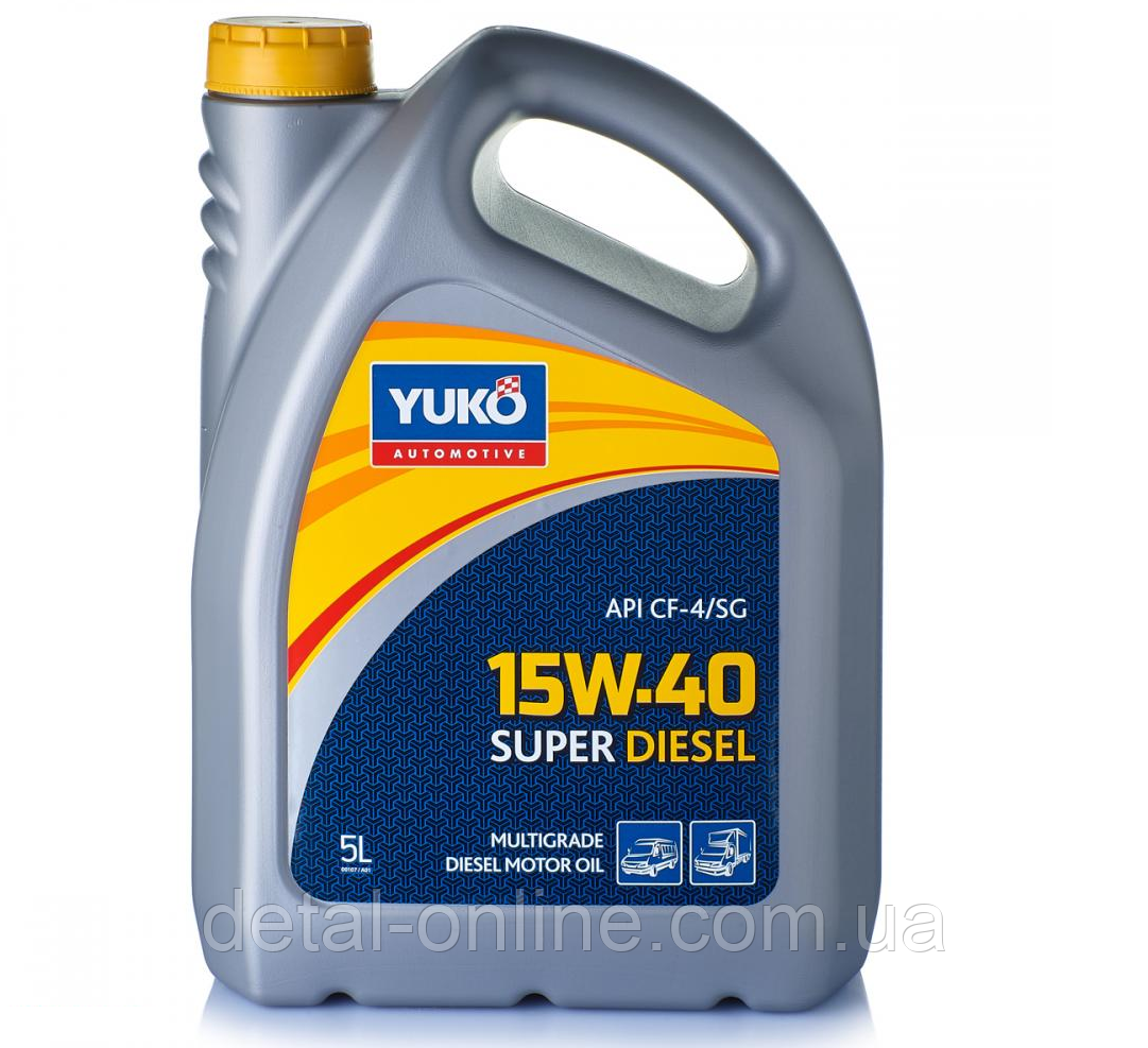 Олива моторна SUPER DIESEL 15W-40 CF-4/SG (5л)