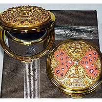 Косметичне дзеркальце в подарунковій коробочці M63G у французькому стилі, фото 4