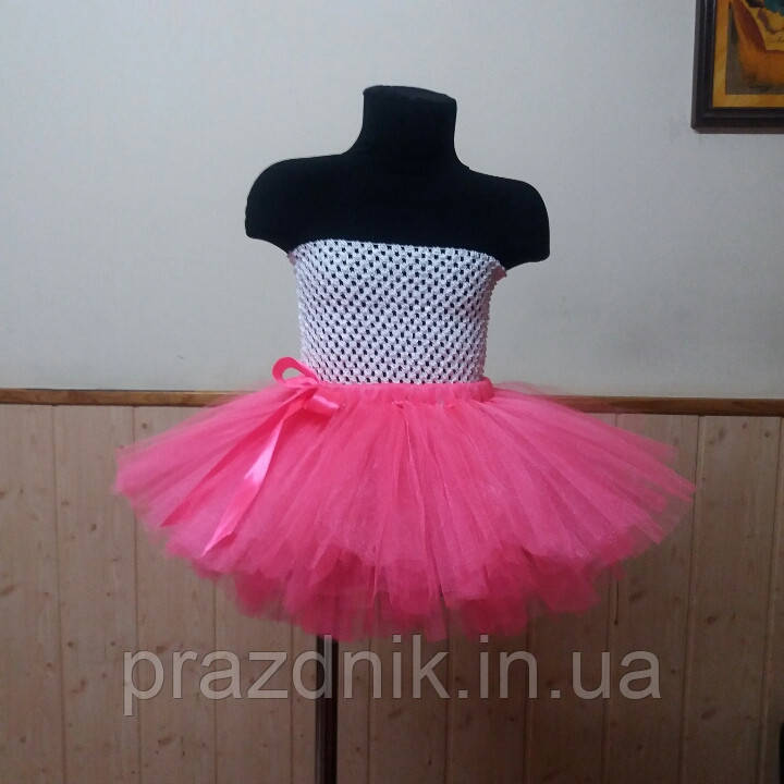 Розовая юбка пачка из фатина