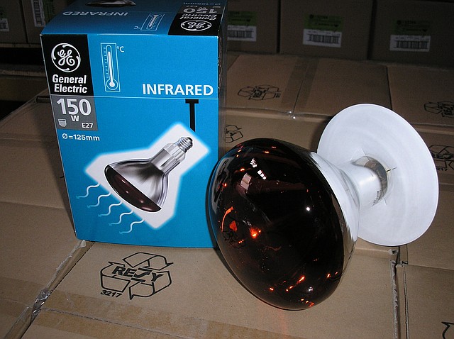 Інфрачервоні лампи General Electric (Угорщина) — 115 Вт Е27, фото 1