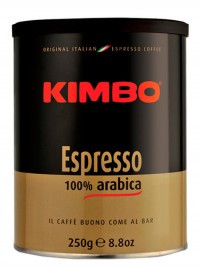 Мелена кава Kimbo Espresso Arabica (ж/б)